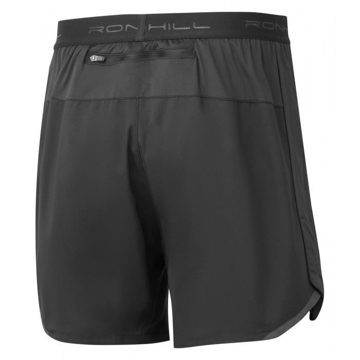 RONHILL MENS TECH 5in SHORT BLACK