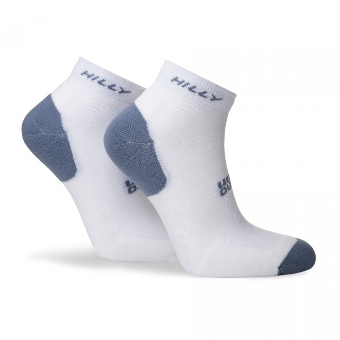 HILLY ACTIVE 1/4 SOCK MINIMUM (TWIN PACK) WHITE/BLACK/GREY