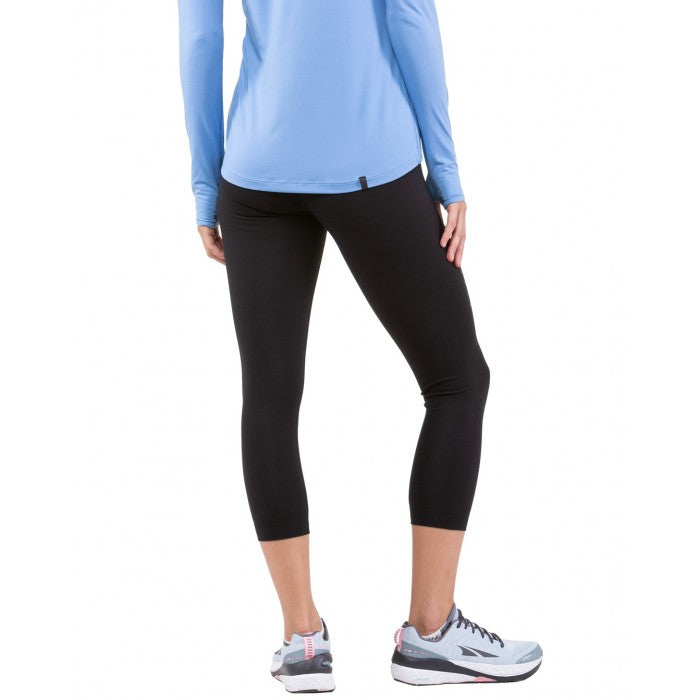 RONHILL WOMENS CORE CROP TIGHT BLACK