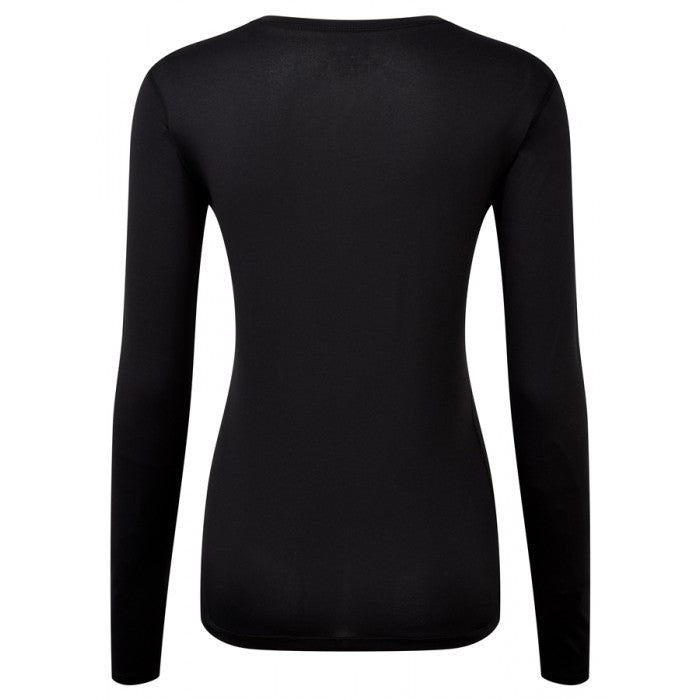 RONHILL WOMENS CORE LONG SLEEVE TEE BLACK