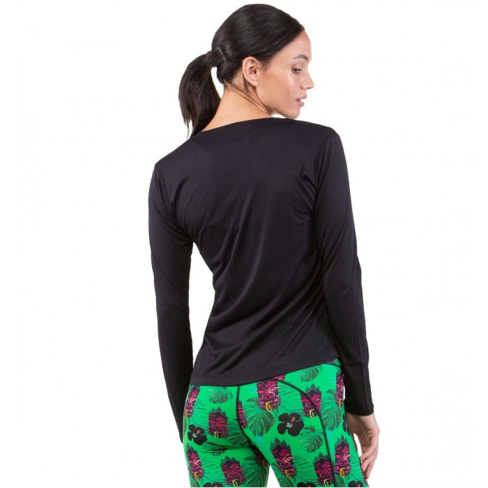 RONHILL WOMENS CORE LONG SLEEVE TEE BLACK