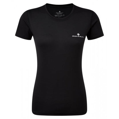 RONHILL WOMENS CORE SHORT SLEEVE TEE BLACK