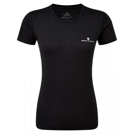 RONHILL WOMENS CORE SHORT SLEEVE TEE BLACK
