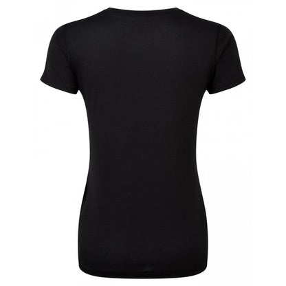 RONHILL WOMENS CORE SHORT SLEEVE TEE BLACK