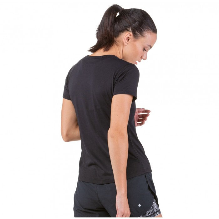 RONHILL WOMENS CORE SHORT SLEEVE TEE BLACK