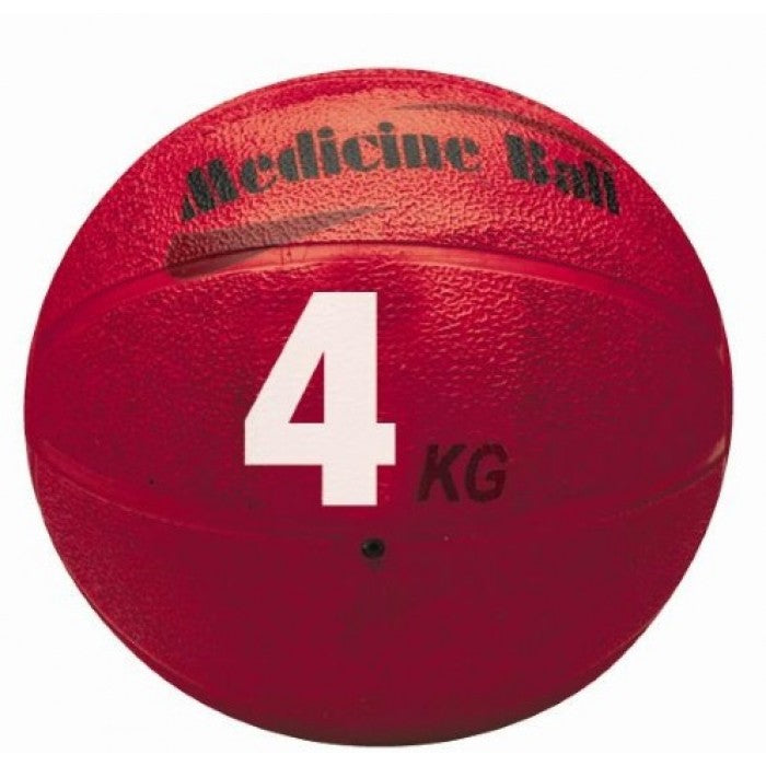 RUBBER MEDICINE BALL ( RED ) 4KG
