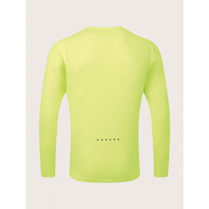 RONHILL MENS CORE LONG SLEEVE TEE- FLUO YELLOW