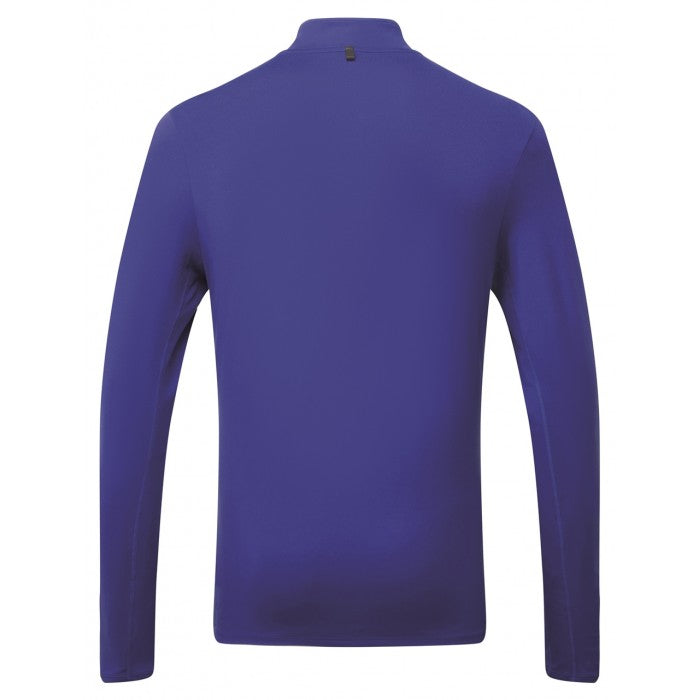 RONHILL MENS CORE THERMAL 1/2 ZIP TEE D.COLBALT