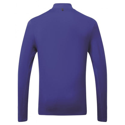 RONHILL MENS CORE THERMAL 1/2 ZIP TEE D.COLBALT