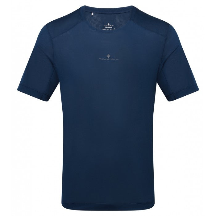 RONHILL MENS TECH SHORT SLEEVE TEE- D.NAVY