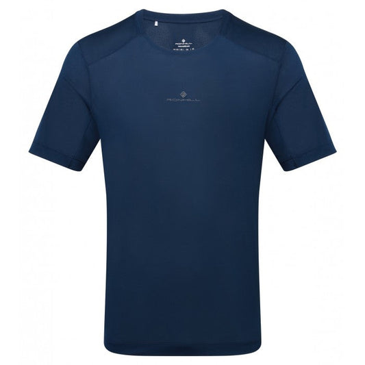RONHILL MENS TECH SHORT SLEEVE TEE- D.NAVY