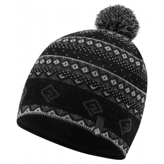 RONHILL WINTER BOBBLE HAT BLACK