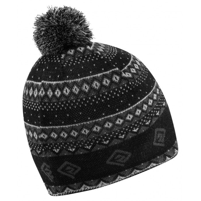 RONHILL WINTER BOBBLE HAT BLACK