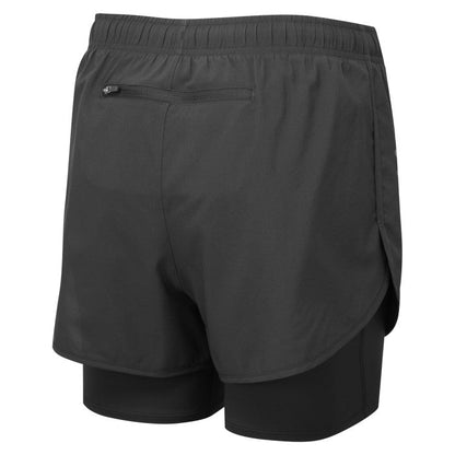 RONHILL WOMENS CORE TWIN SHORT BLACK
