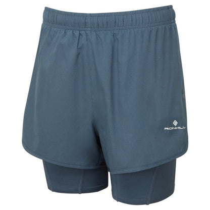 RONHILL WOMENS CORE TWIN SHORT E.HAZE