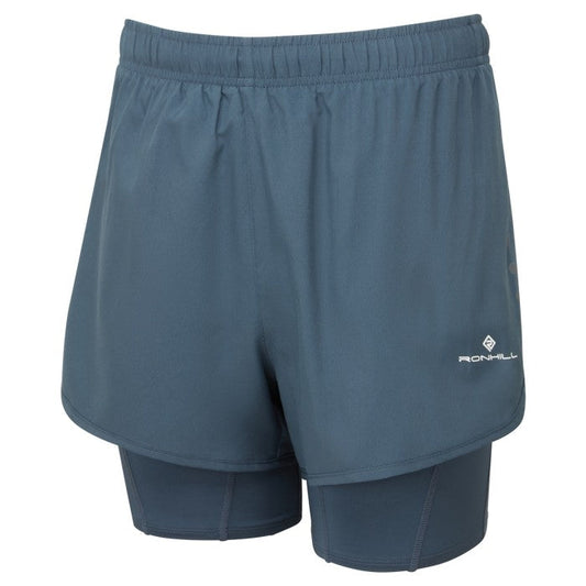RONHILL WOMENS CORE TWIN SHORT E.HAZE