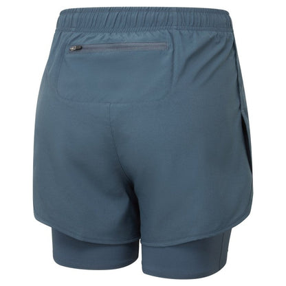 RONHILL WOMENS CORE TWIN SHORT E.HAZE