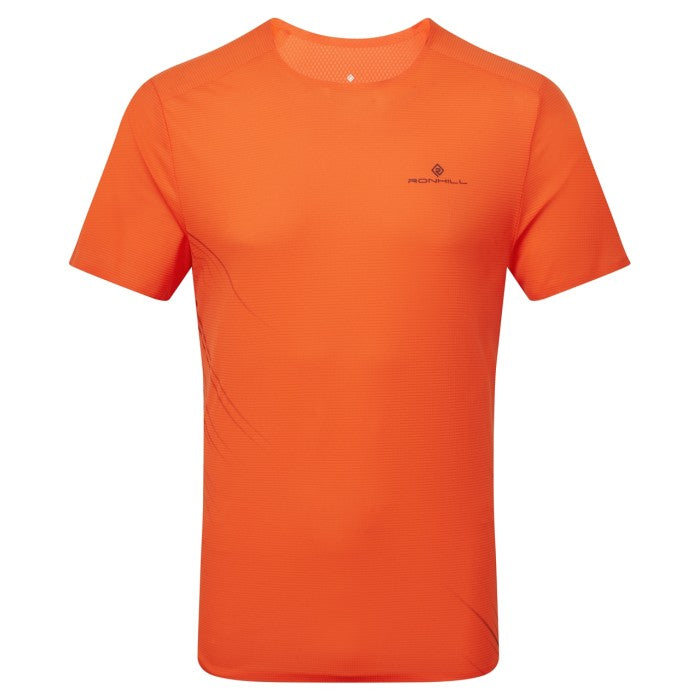RONHILL MENS TECH RACE S/S TEE- R.RED