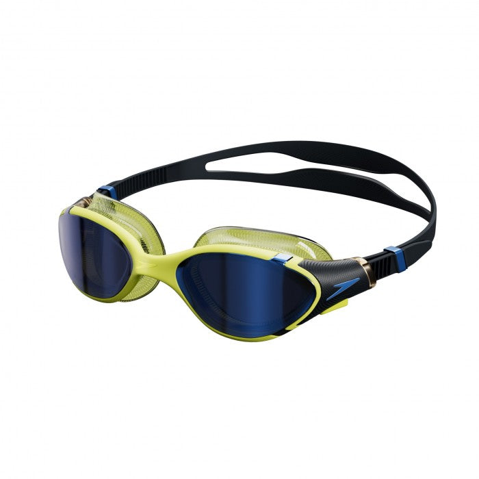 SPEEDO GOGGLES BIOFUSE MENS 2.0 MIRROR YELLOW/SMOKE