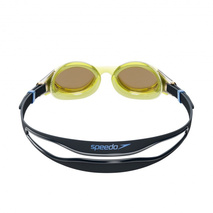 SPEEDO GOGGLES BIOFUSE MENS 2.0 MIRROR YELLOW/SMOKE