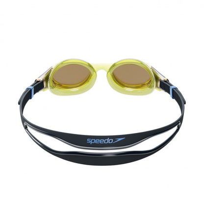 SPEEDO GOGGLES BIOFUSE MENS 2.0 MIRROR YELLOW/SMOKE