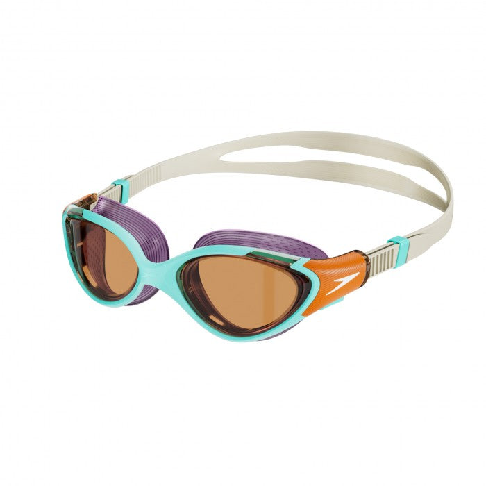 SPEEDO GOGGLES BIOFUSE WOMENS 2.0 BLUE/ORANGE