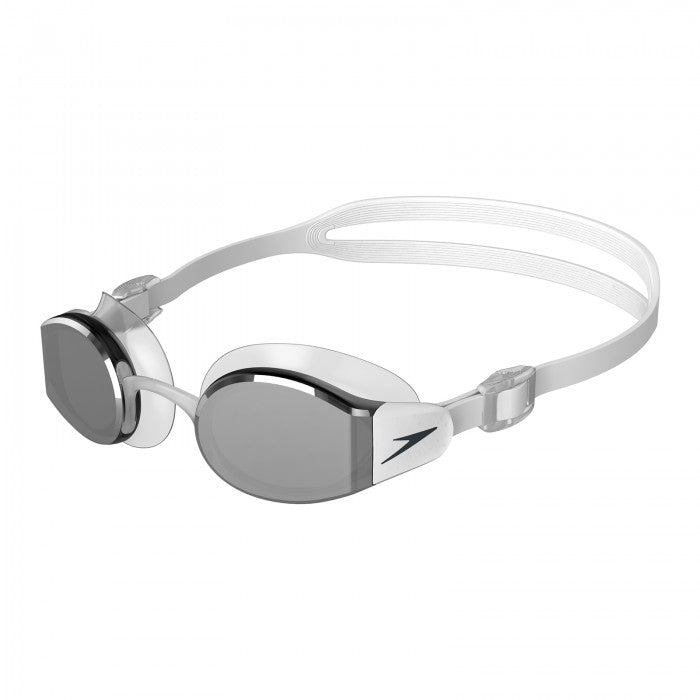 SPEEDO GOGGLES MARINER PRO MIRROR MENS WHITE/GREY
