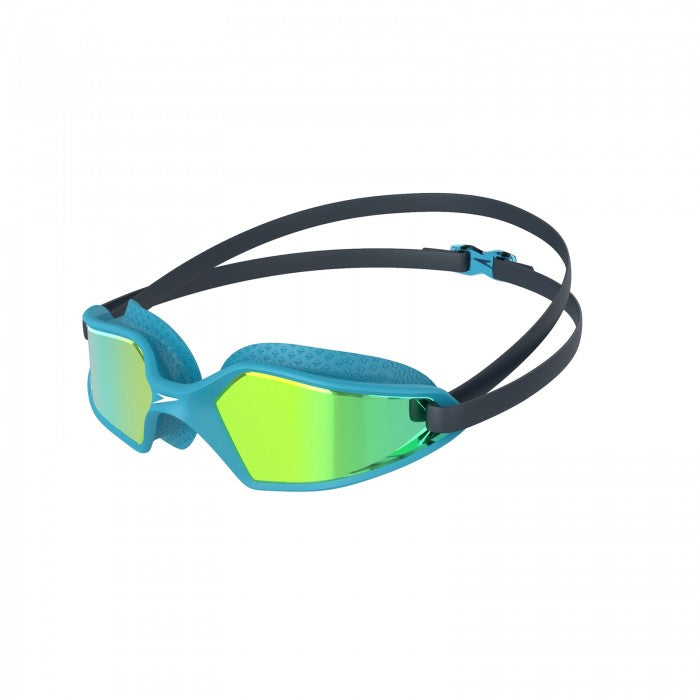 SPEEDO GOGGLES HYDROPULSE MIRROR JUNIOR NAVY/GOLD