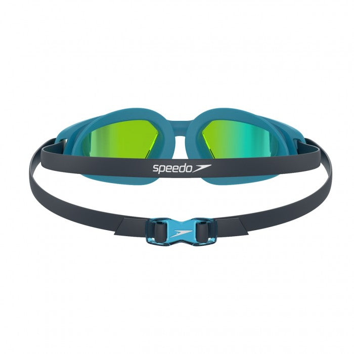 SPEEDO GOGGLES HYDROPULSE MIRROR JUNIOR NAVY/GOLD