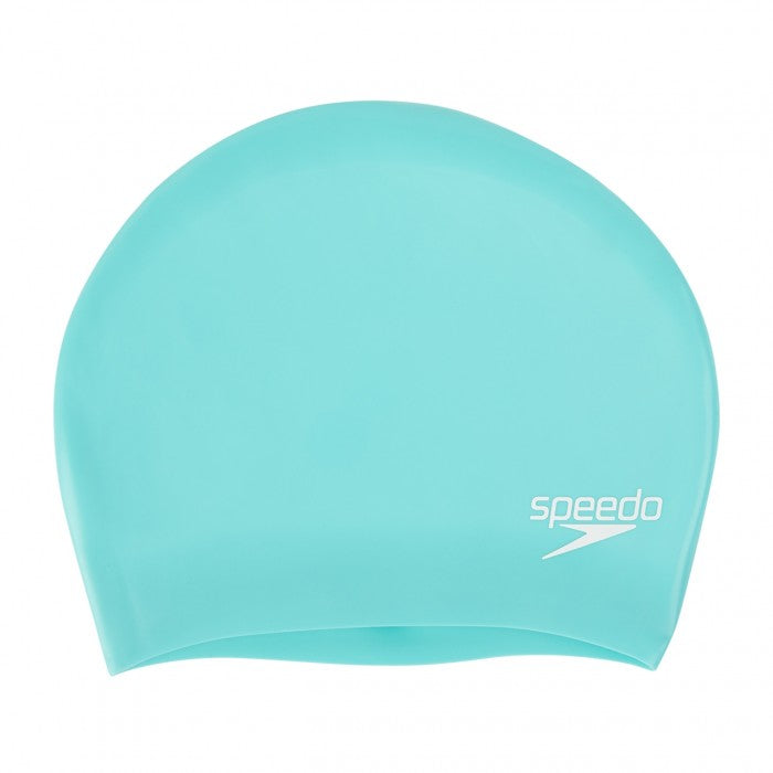 SPEEDO SWIM CAP LONG HAIR ADULTS GREEN