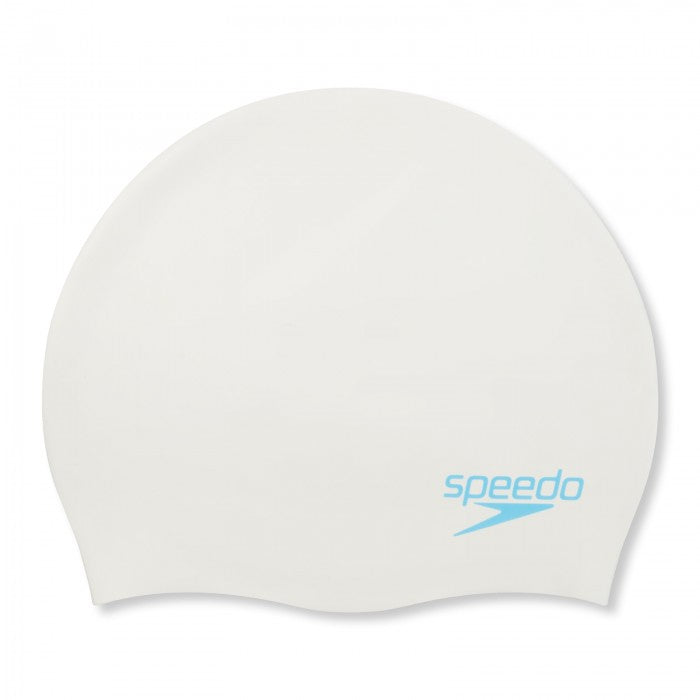 SPEEDO SILICONE CAP JUNIOR WHITE/BLUE