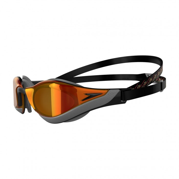 SPEEDO GOGGLES FASTSKIN ADULT PURE FOCUS MIRROR BLACK/RED