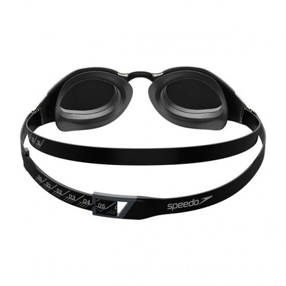 SPEEDO GOGGLES FASTSKIN ADULT HYPER ELITE MIRROR BLACK/SILVE