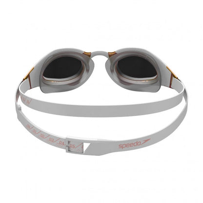 SPEEDO GOGGLES FASTSKIN ADULT HYPER ELITE MIRROR WHITE/GOLD