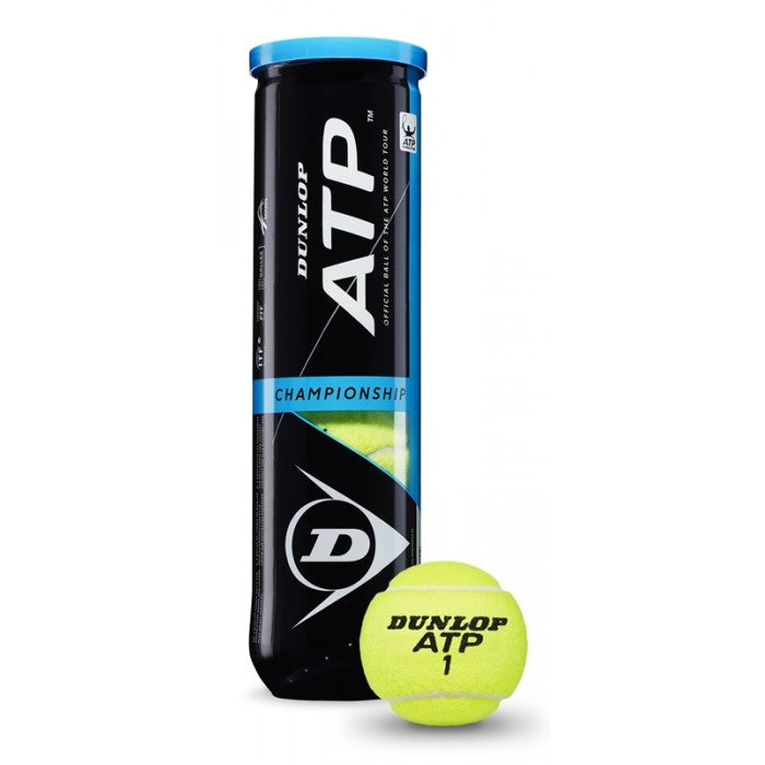 DUNLOP ATP CHAMPIONSHIP TENNIS BALLS (4 BALL TUBE)