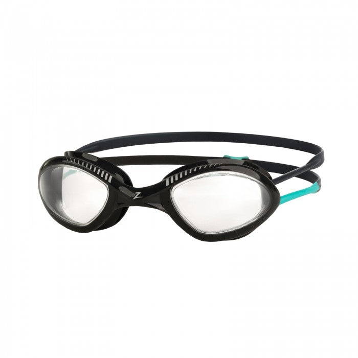 ZOGGS GOGGLES SNR TIGER BLACK TURQUOISE CLEAR (473323)