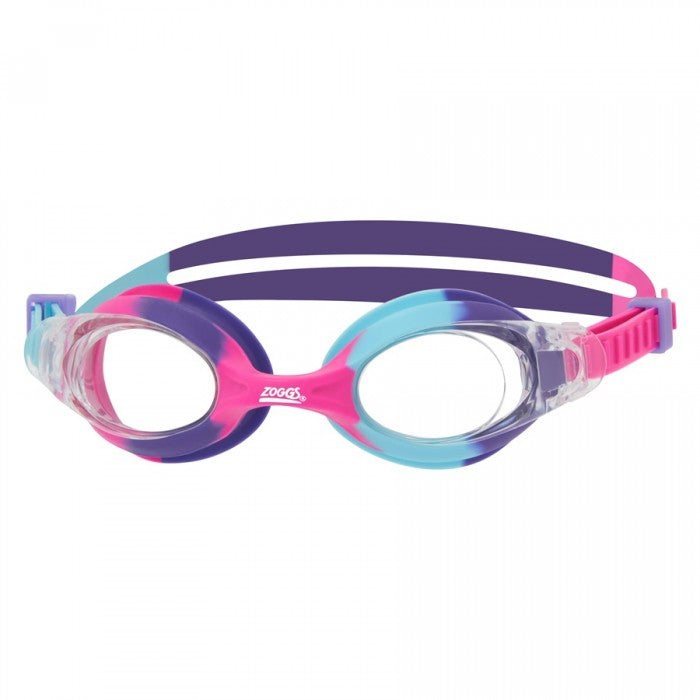 ZOGGS GOGGLES KIDS LITTLE BONDI AQUA/PURPLE/CLEAR (318813)