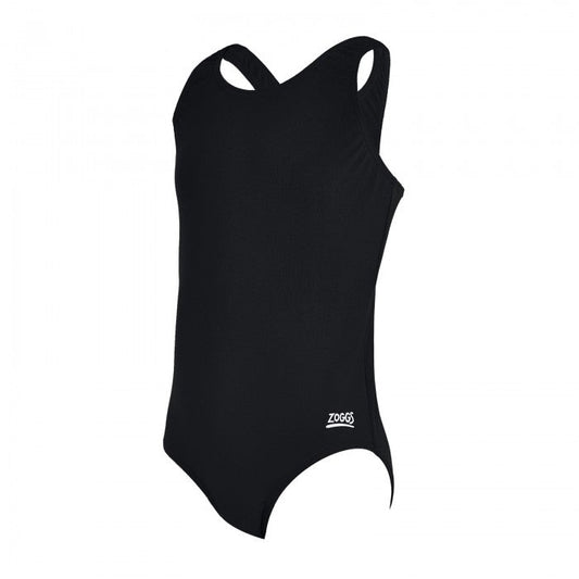 ZOGGS COSTUME GIRLS COTTESLOE SPORTSBACK BLACK