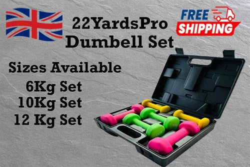 Fitness Dumbbell Set Hand Weights Case Exercise Home Gym Workout