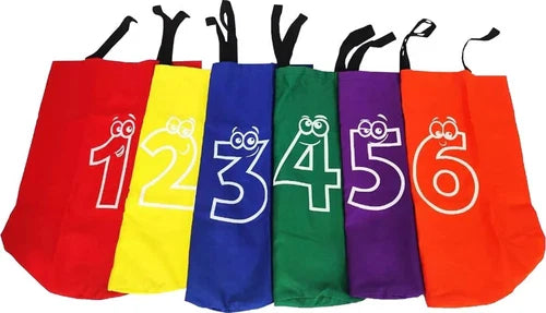 Kids Jumping Bag Sack Race 6pcs Set Party Family Outdoor Garden Games Sports Day