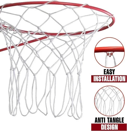 Heavy-Duty Netball Net Durable Steel Rim with Weather-Resistant Nylon