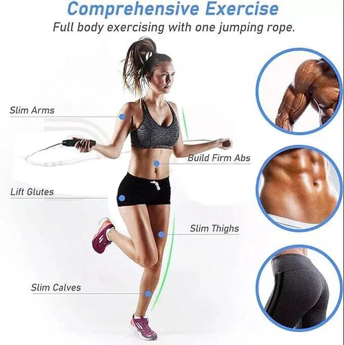 Skipping Rope Adult 10 foot Long Nylon Plastic Handles Gym Fitness Training