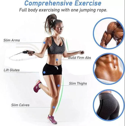 Skipping Rope Adult 10 foot Long Nylon Plastic Handles Gym Fitness Training