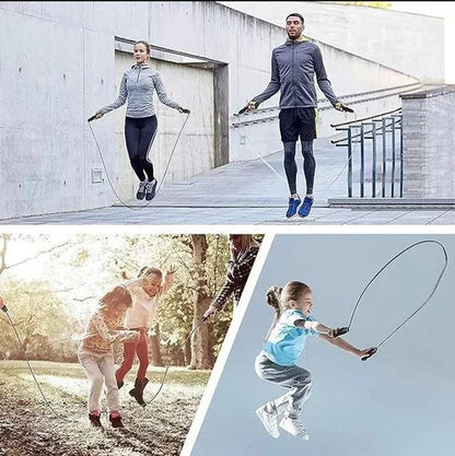 Skipping Rope Adult 10 foot Long Nylon Plastic Handles Gym Fitness Training