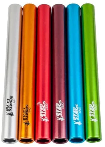 Athletics Equipment Running Passover Relay Batons Set Of 6 Aluminium Senior