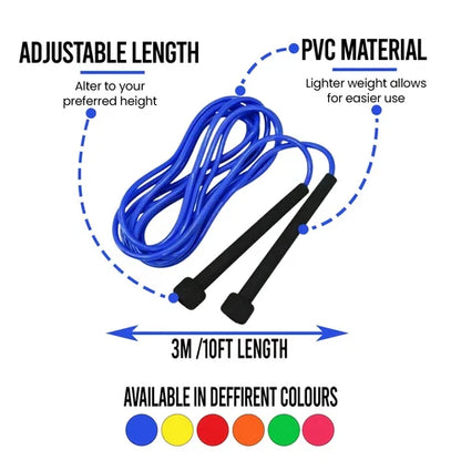 6x Skipping Rope Jumping Speed Fitness Boxing Exercise Adult Kids Jump Workout