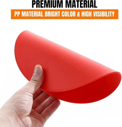 Round Rubber Flat Cones Training Spot Markers Football Pitch Floor Disc Sports