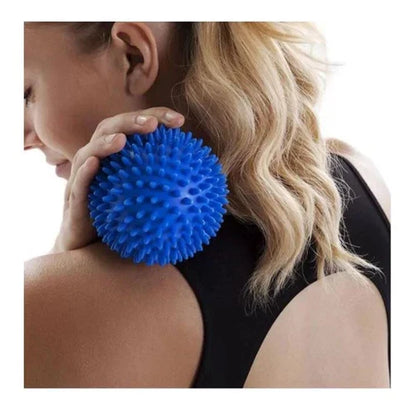 Yoga Spiky Massage Ball 9cm Gym Balls Pain Relief Stress Trigger Point Massager
