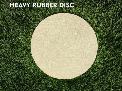 Full-Sized Pro Non Slip Flat Rubber Round Sports Marker Discs - Pack of 10 & 20