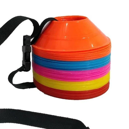 ND Sports Mini Cones With Strap - For Agility Footwork, Football Training